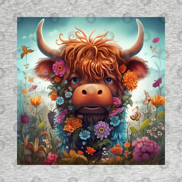 Highland Cow by TooplesArt